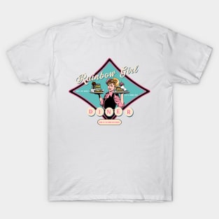 Rainbow Girl Diner T-Shirt